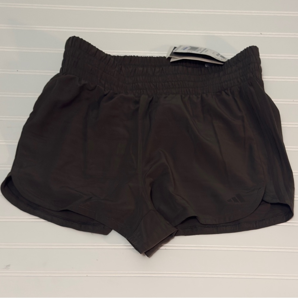 adidas Women's Pacer Training High Rise Athletic Shorts Size Large